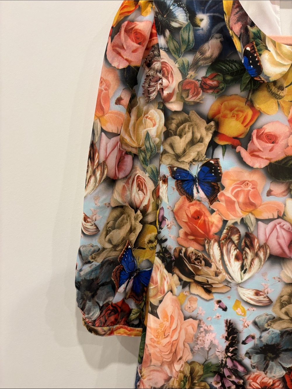 Ted Baker Floral Mini Dress | Romantic Cottagecore Garden Party Dress | Size 1 - Picture 4 of 9